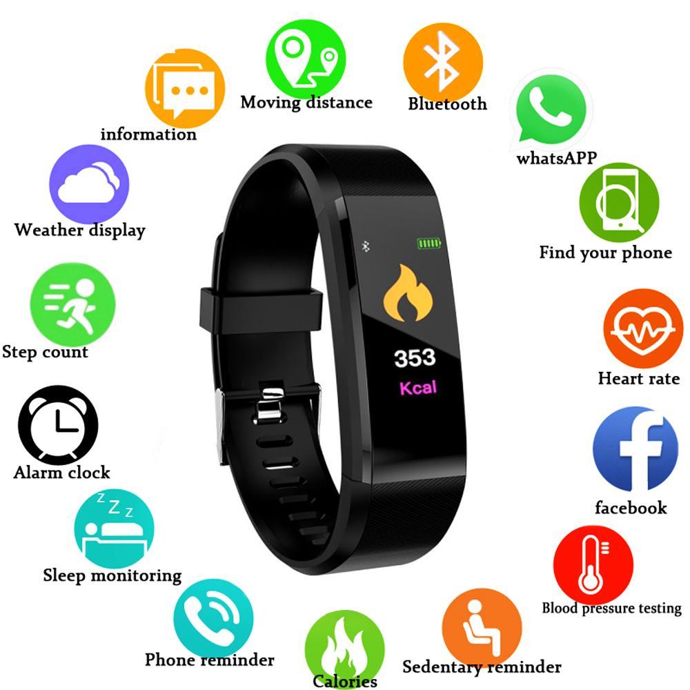 Smart Watch Heart Rate Fitness Tracker for Sports