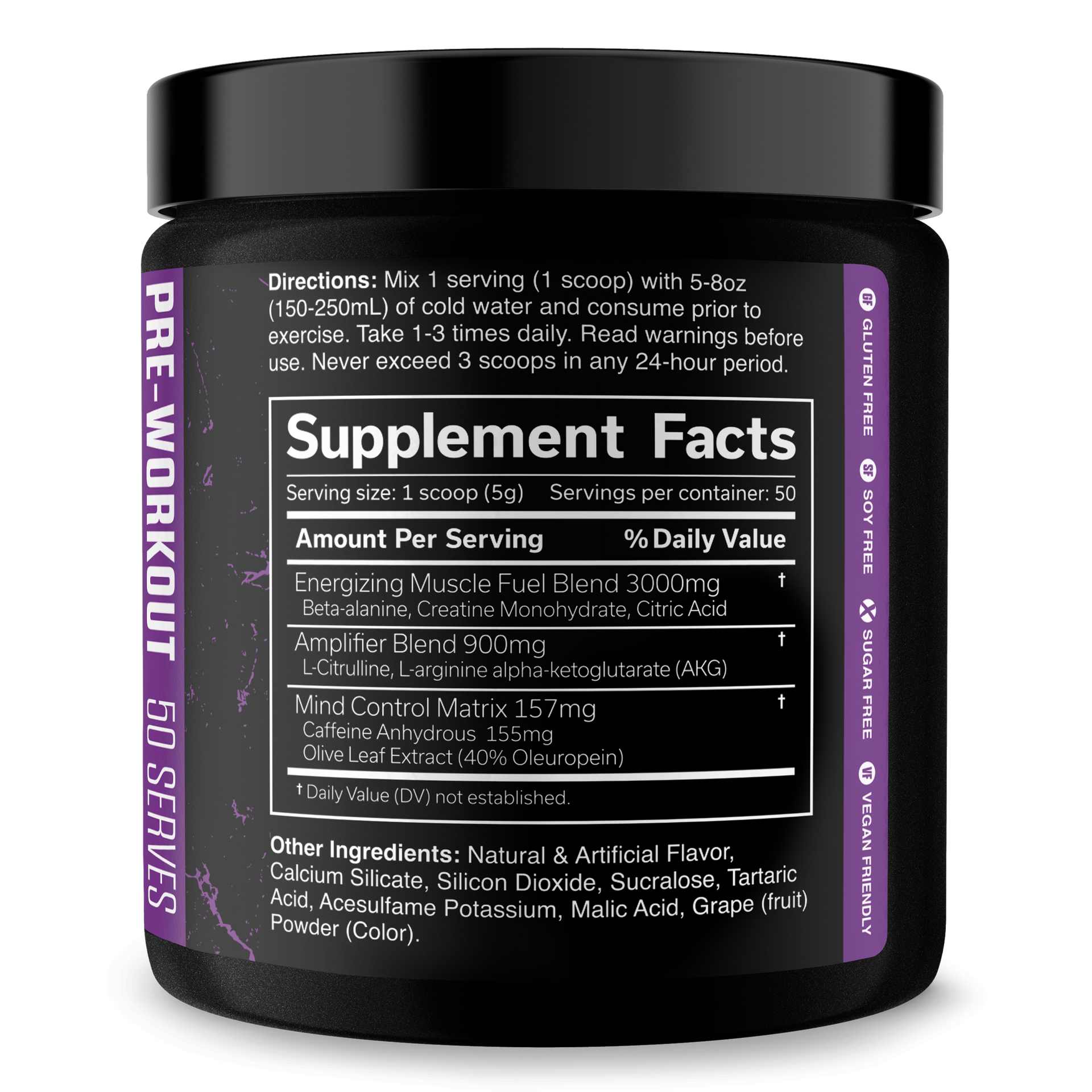 Pre-Workout Supplement for Fitness Energy