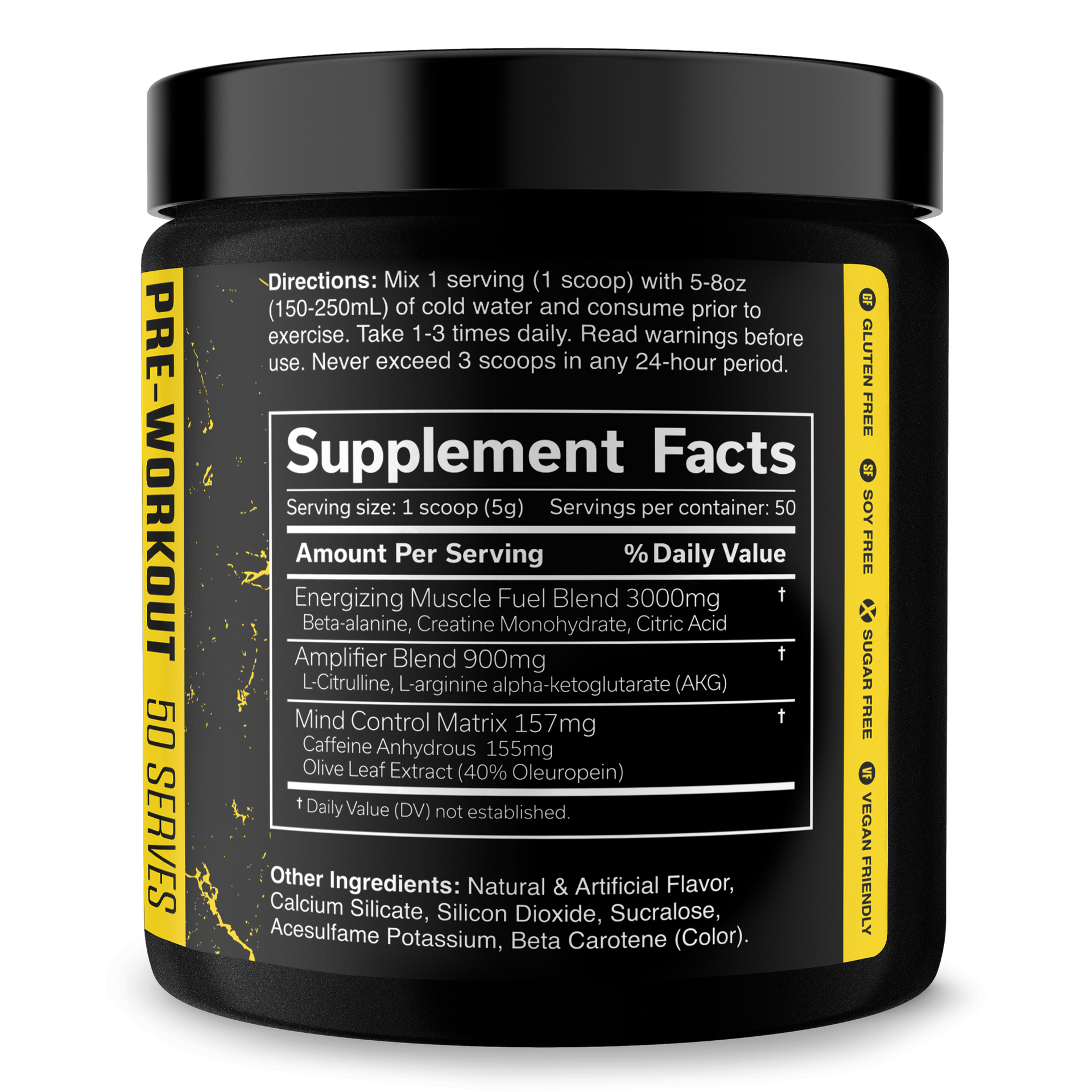Pre-Workout Supplement for Fitness Energy