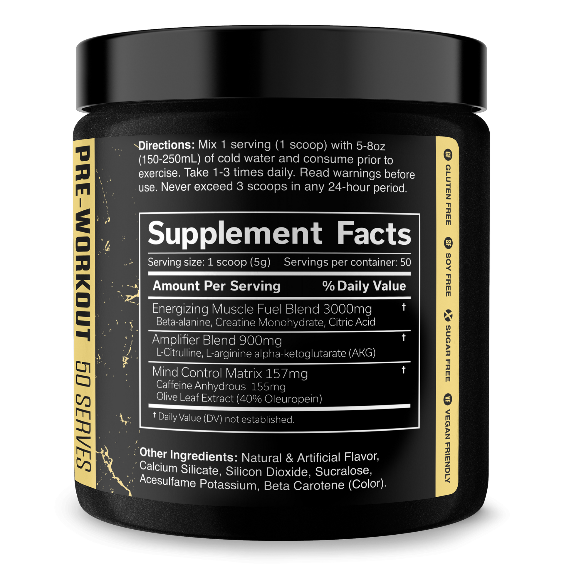 Pre-Workout Supplement for Fitness Energy