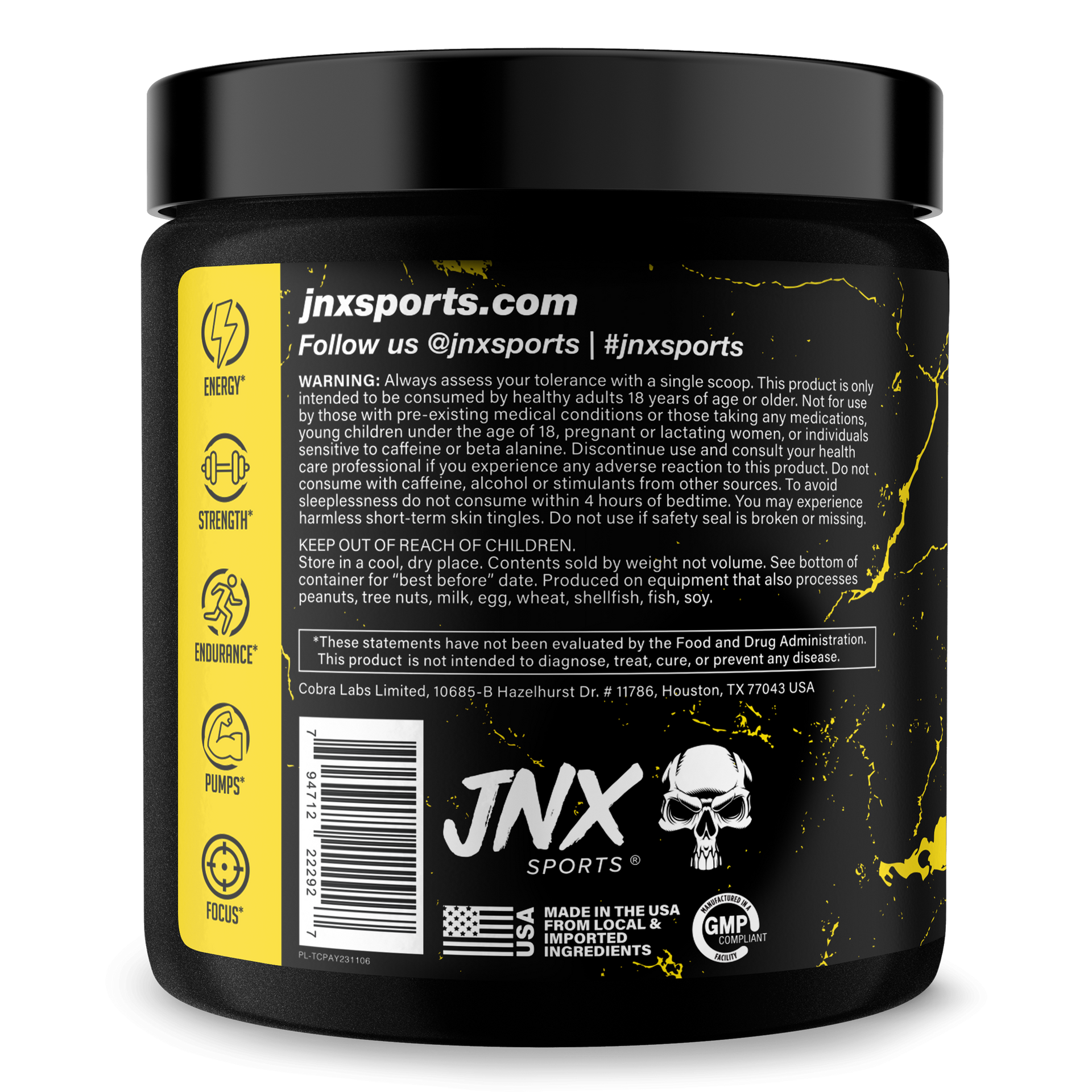 Pre-Workout Supplement for Fitness Energy