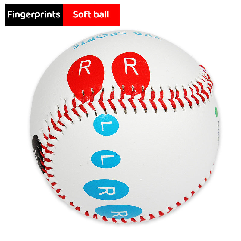 9 Inch Training Baseball with Finger Placement Markers
