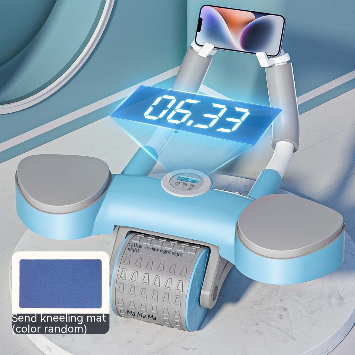Automatic Rebound Abdominal Wheel Core Fitness Trainer