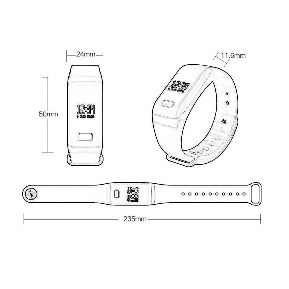 IP67 Waterproof Smart Watch with Health Monitoring Features