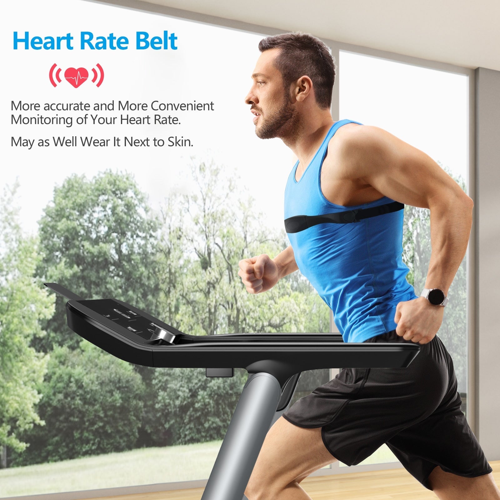 Italian Folding Treadmill with Heart Rate Monitoring Features