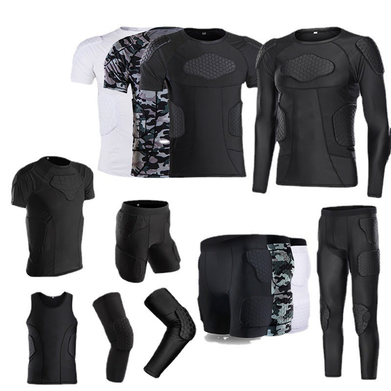 Anti-Collision Football Training Suit Protective Olive Jersey
