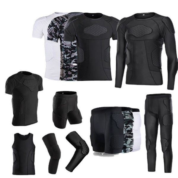 Anti-Collision Football Training Suit Protective Olive Jersey