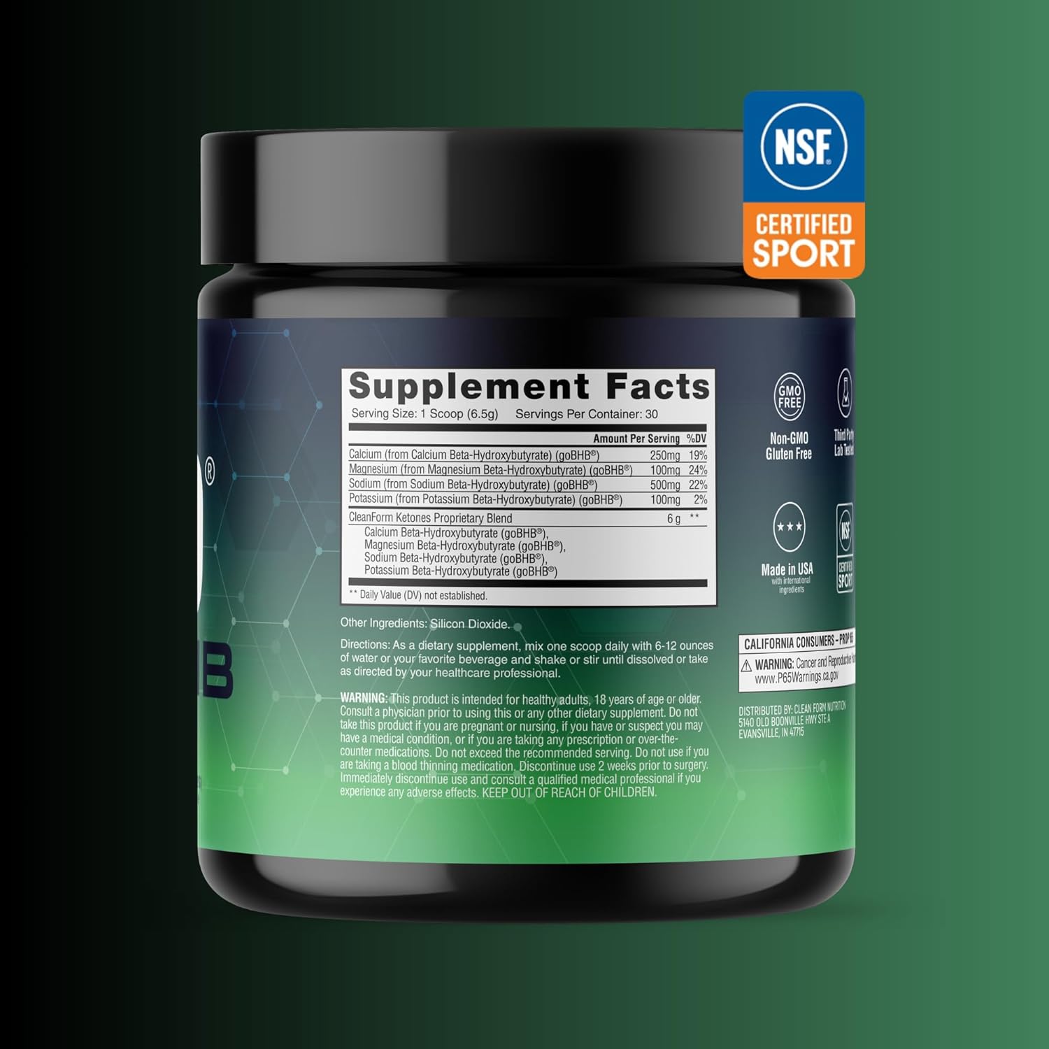 Ketone Supplement for Energy and Performance