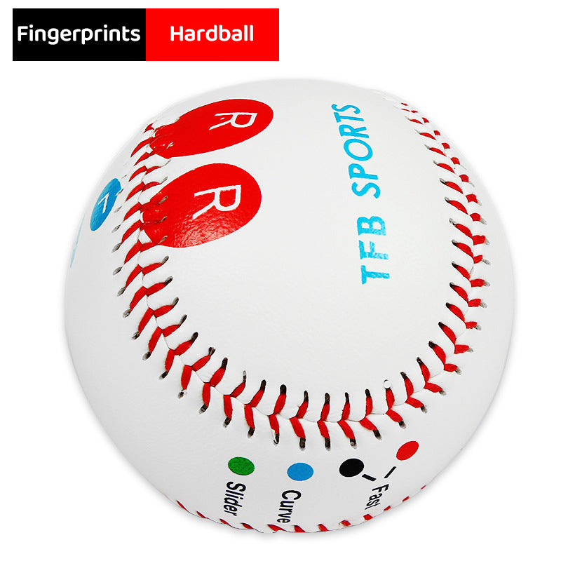 9 Inch Training Baseball with Finger Placement Markers