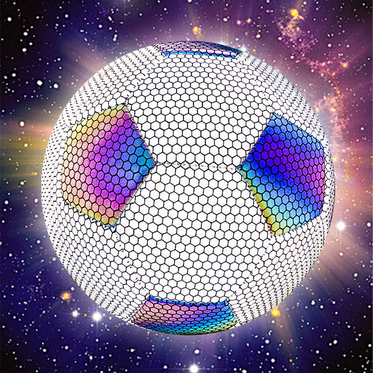 PU Reflective Football Training Ball Low Elastic