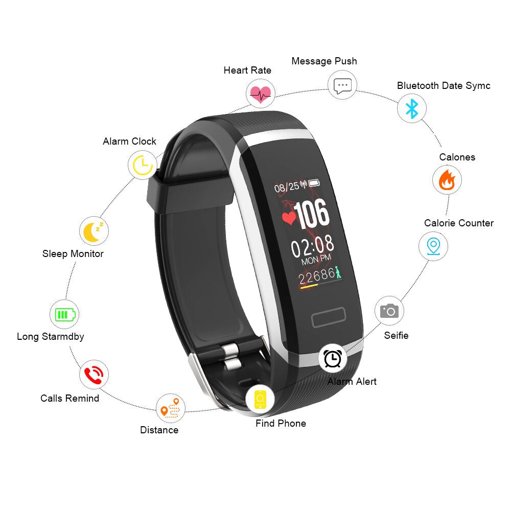Waterproof Sport Smart Watch Fitness Tracker