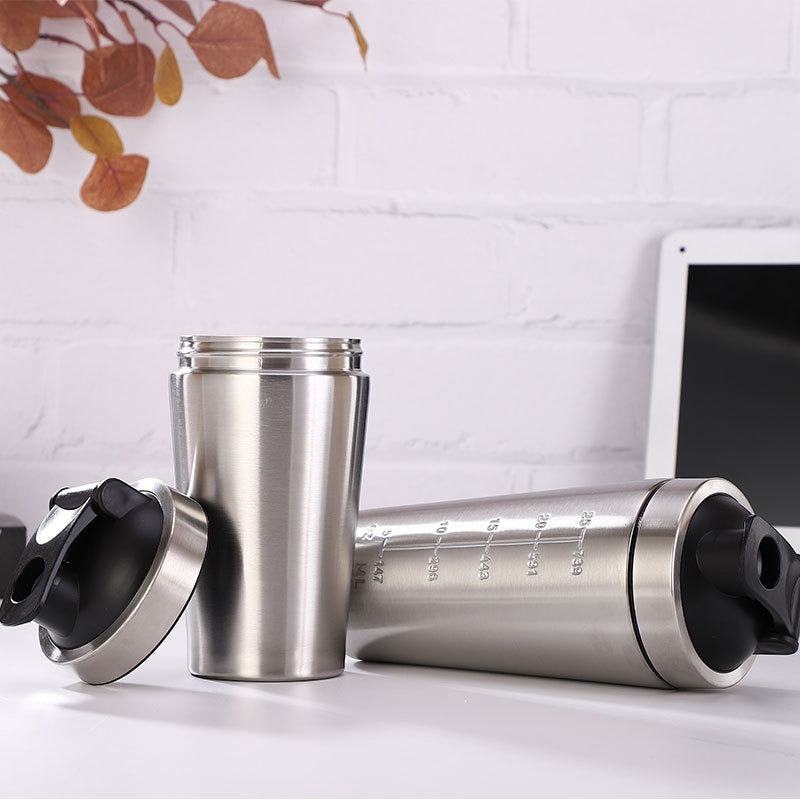 304 Stainless Steel Protein Shaker Bottle with Ball