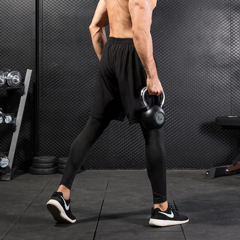 Men's Compression Tights for Fitness Training Performance