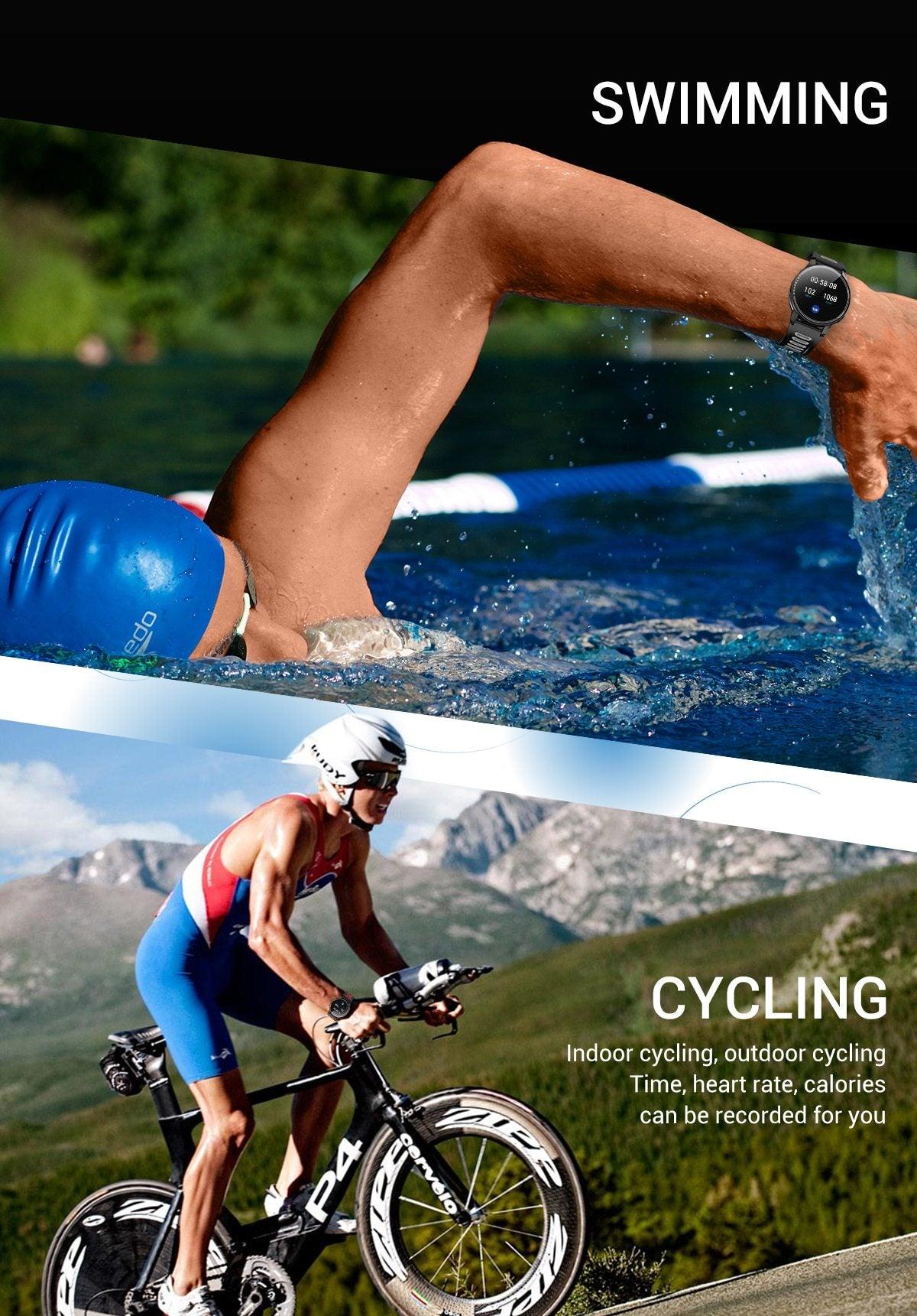 IP68 Waterproof Professional Smart Watch Fitness Tracker