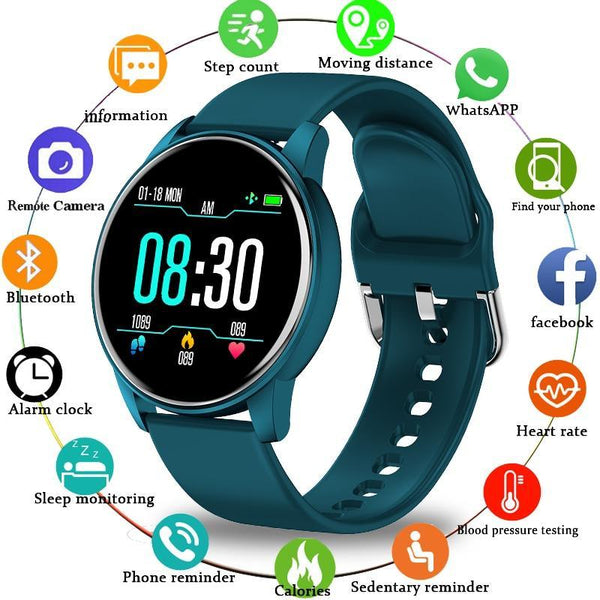 Luxury Smartwatch with Color Screen Health Tracking Features