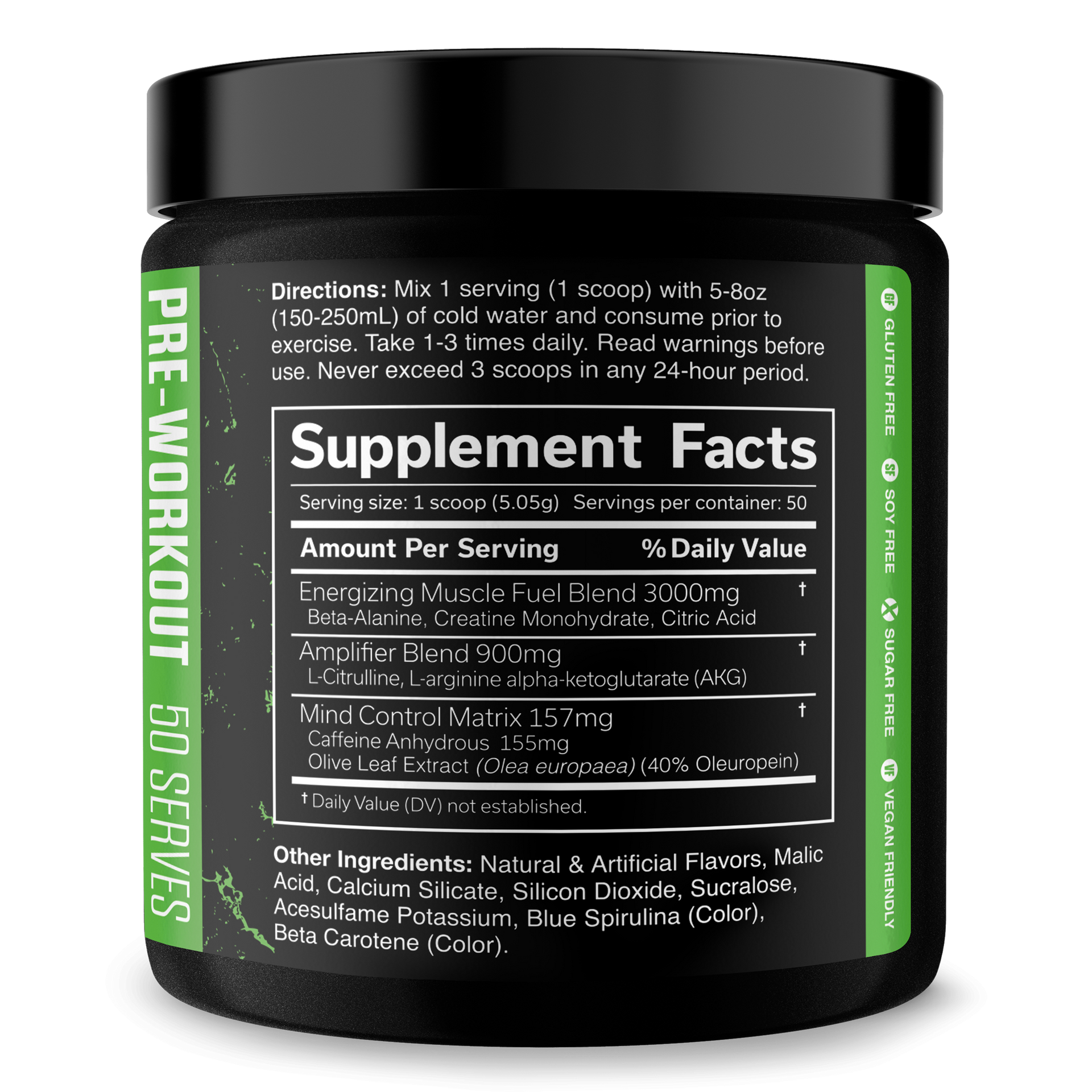 Pre-Workout Supplement for Fitness Energy