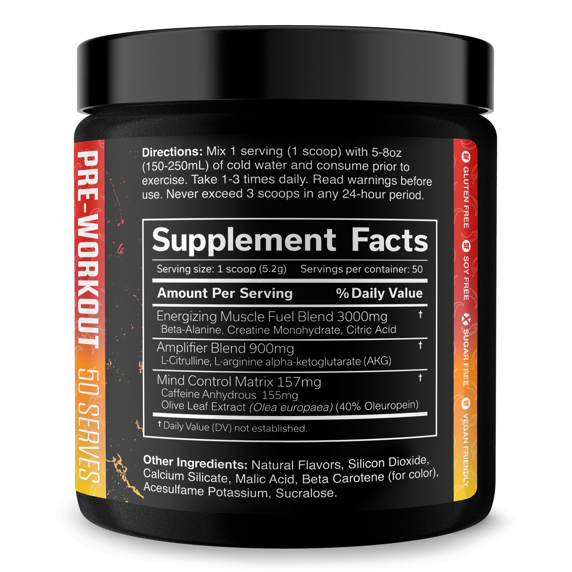 Pre-Workout Supplement for Fitness Energy