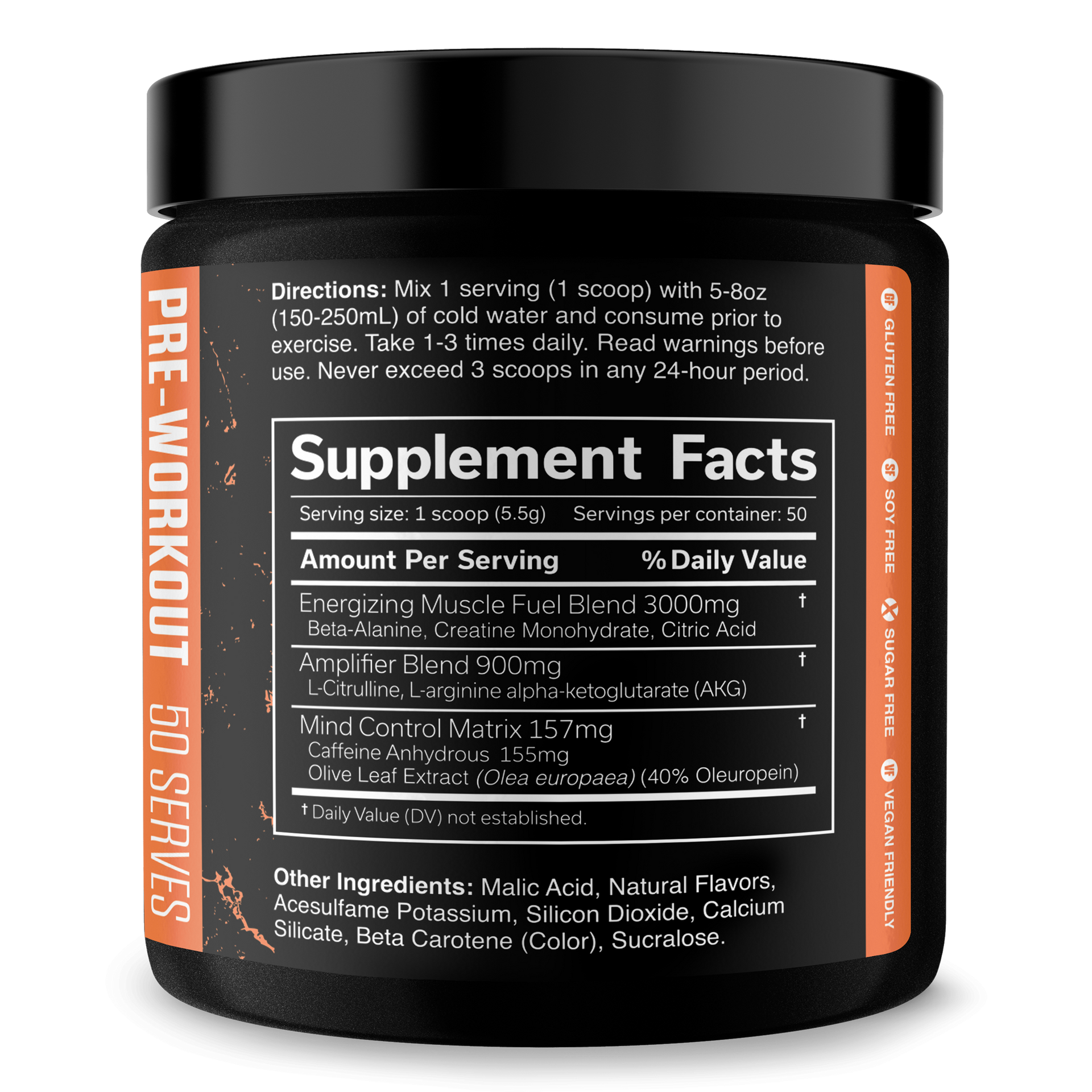 Pre-Workout Supplement for Fitness Energy