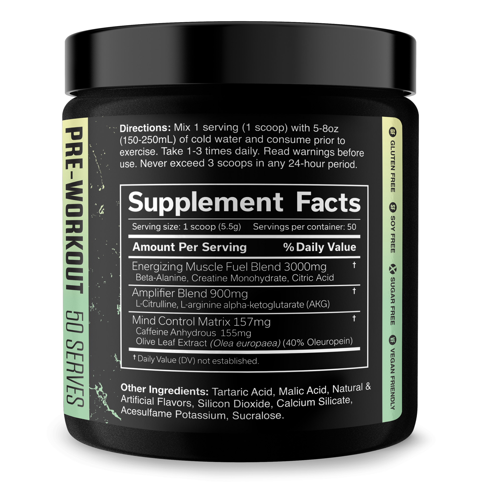 Pre-Workout Supplement for Fitness Energy