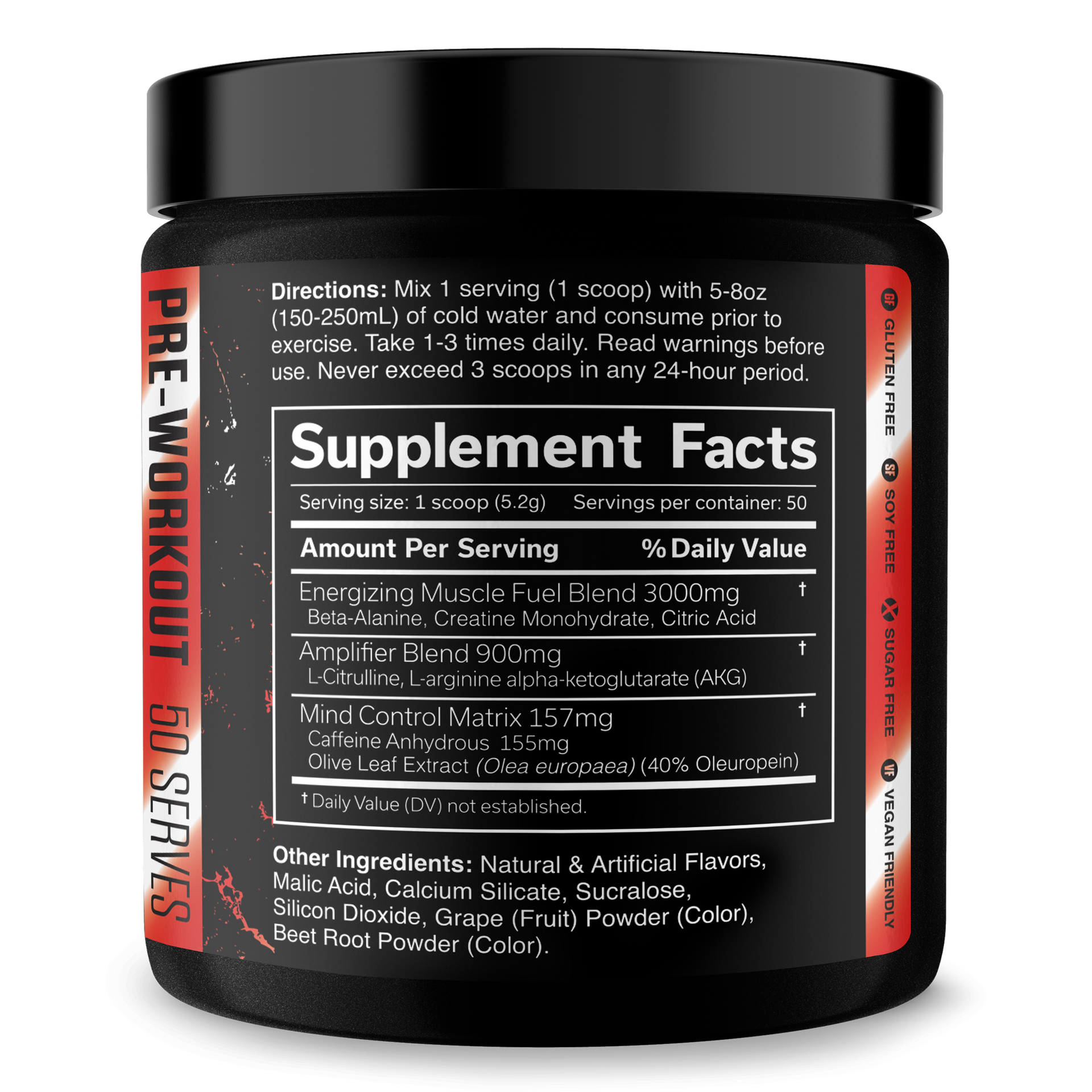 Pre-Workout Supplement for Fitness Energy