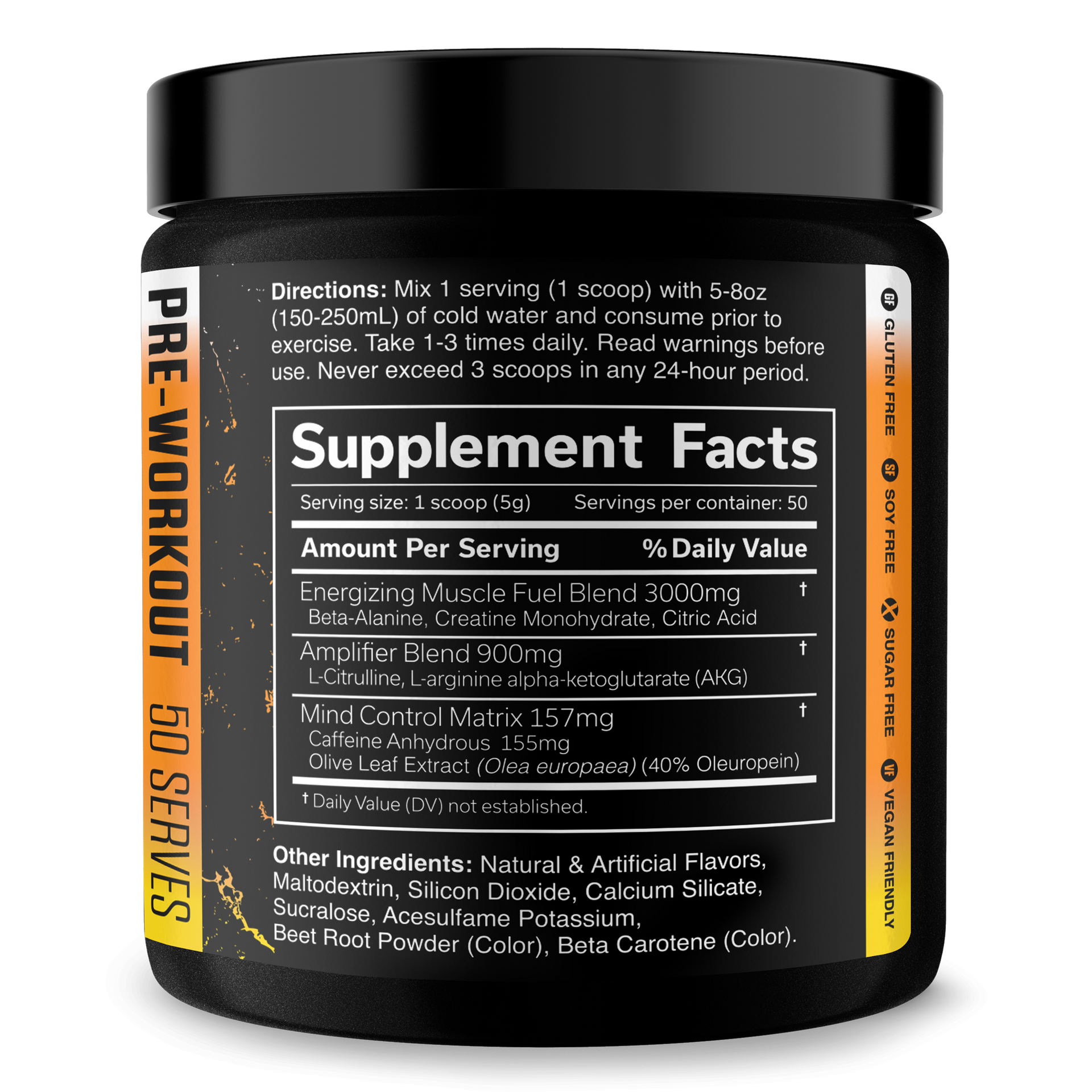 Pre-Workout Supplement for Fitness Energy