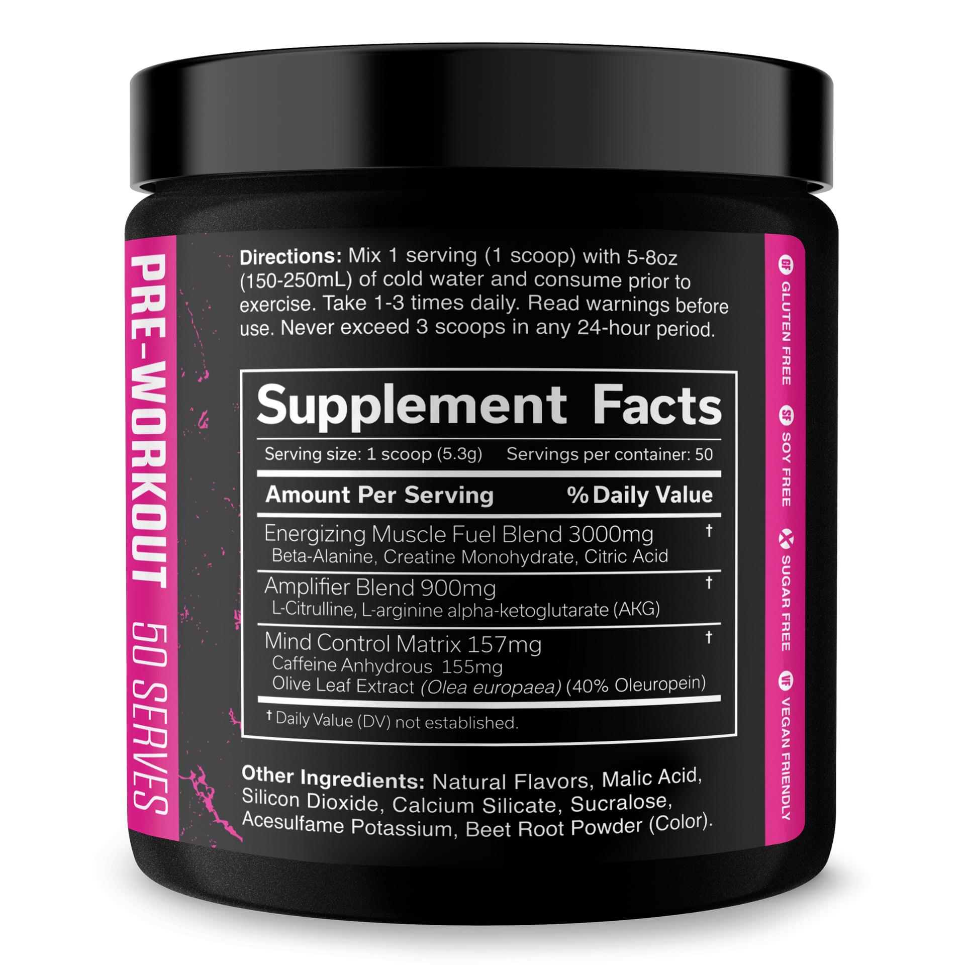 Pre-Workout Supplement for Fitness Energy