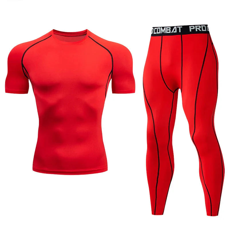 Men's Compression Fitness Gear for Gym Training