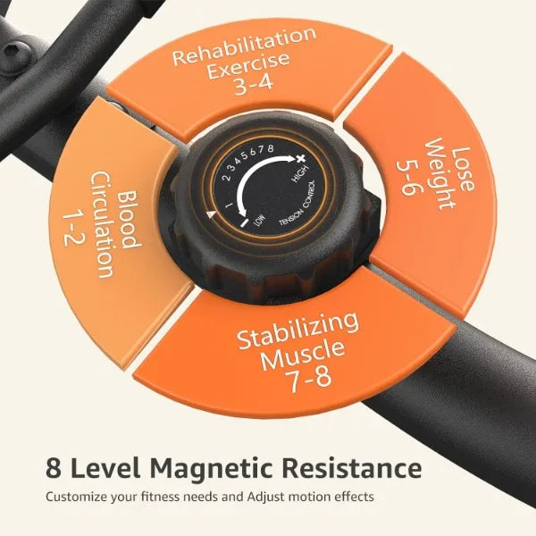 Recumbent Magnetic Exercise Bike for Home Workouts