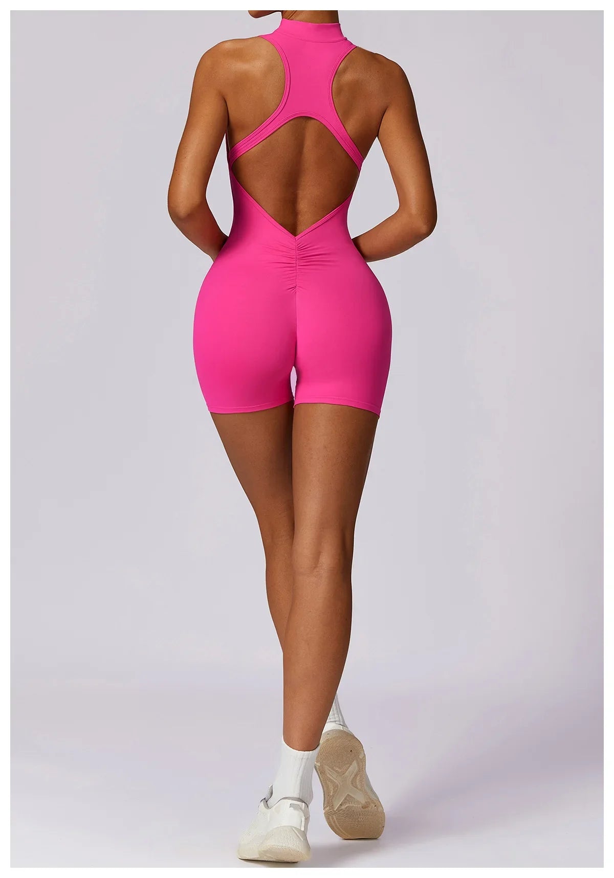 Women's Sleeveless Slim Fit Activewear Jumpsuit