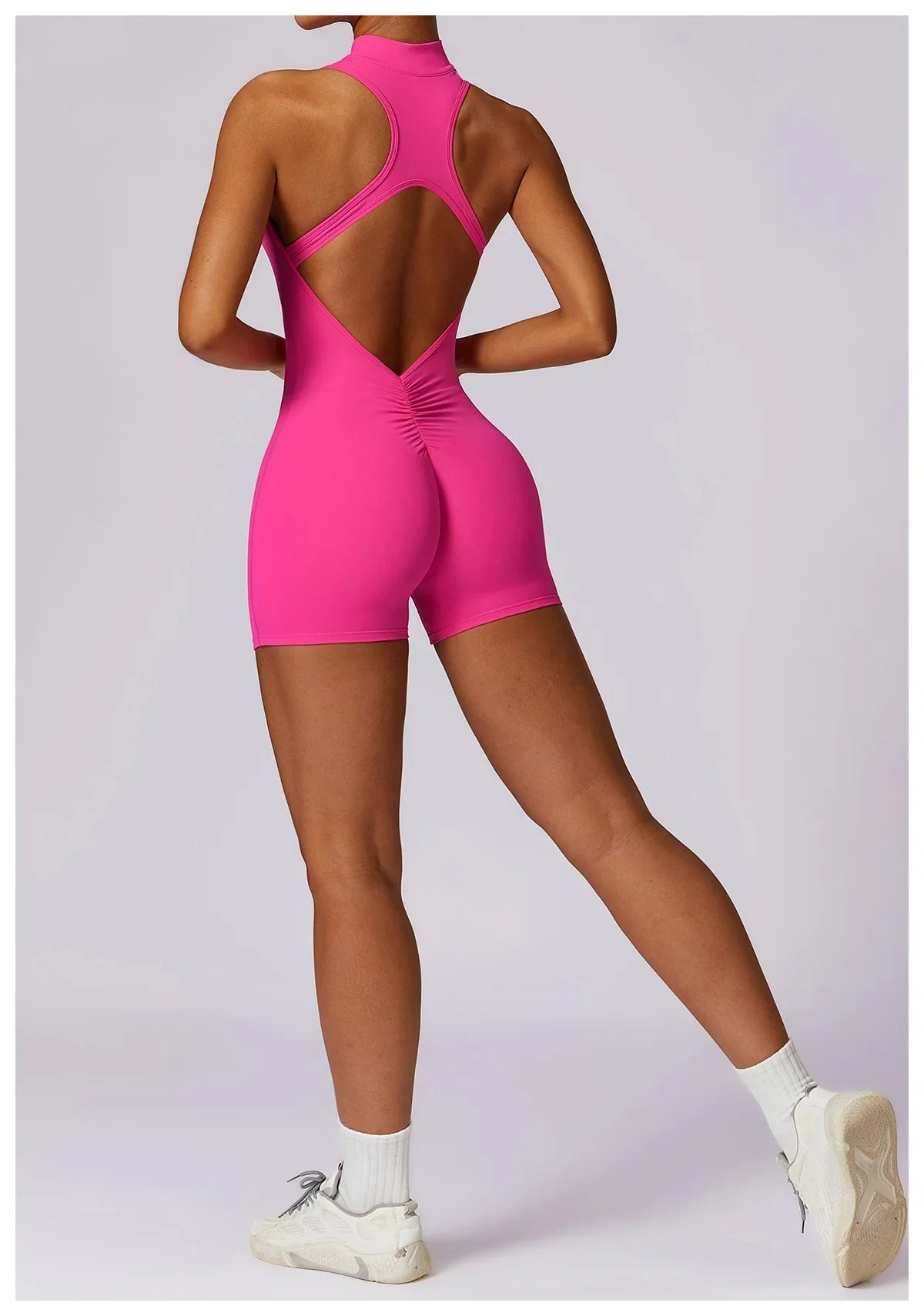 Women's Sleeveless Slim Fit Activewear Jumpsuit