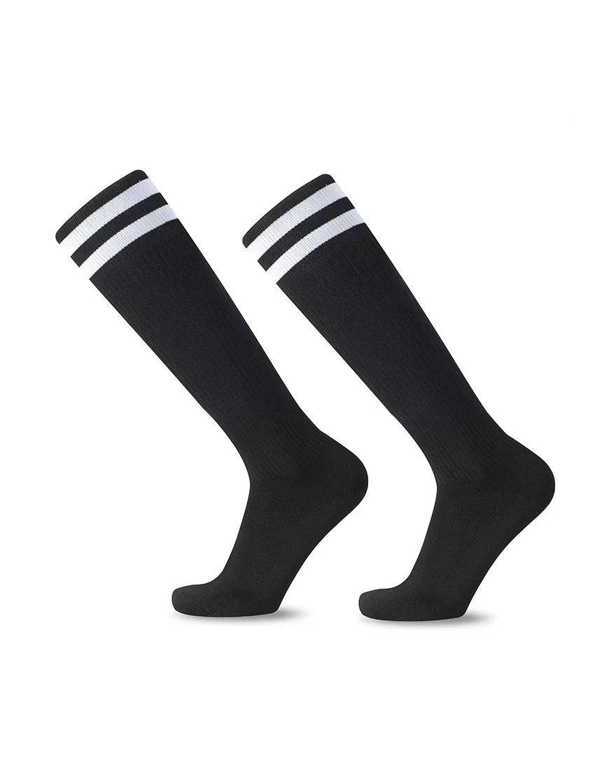 Striped Athletic Socks for Sports and Daily Wear