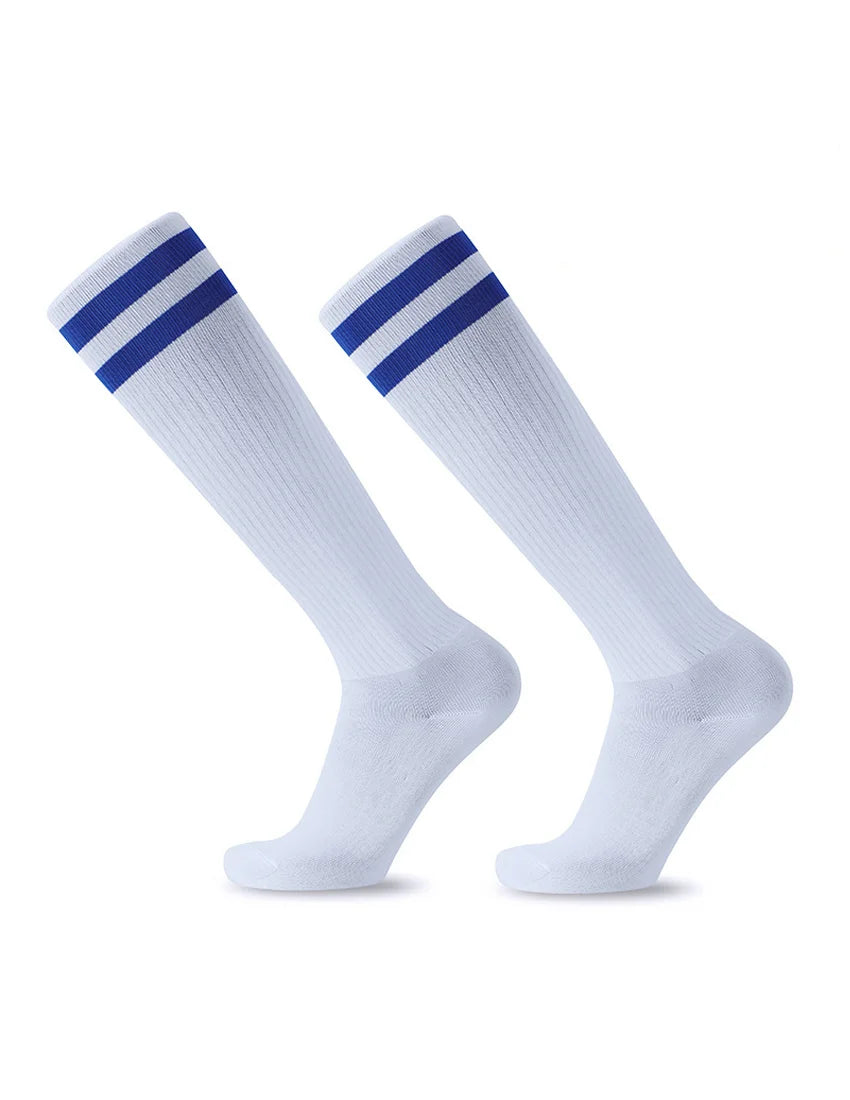 Striped Athletic Socks for Sports and Daily Wear