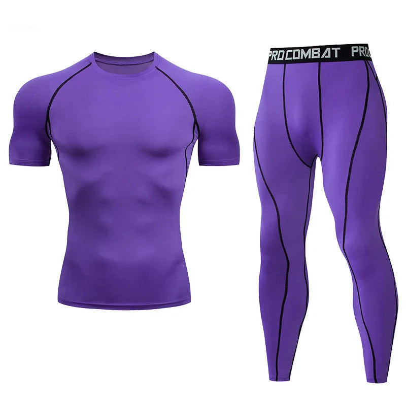 Men's Compression Fitness Gear for Gym Training