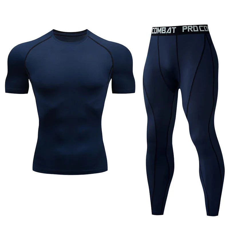 Men's Compression Fitness Gear for Gym Training