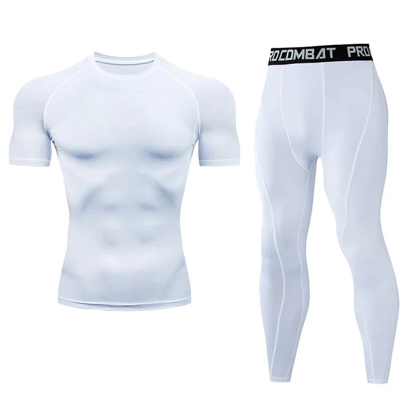 Men's Compression Fitness Gear for Gym Training