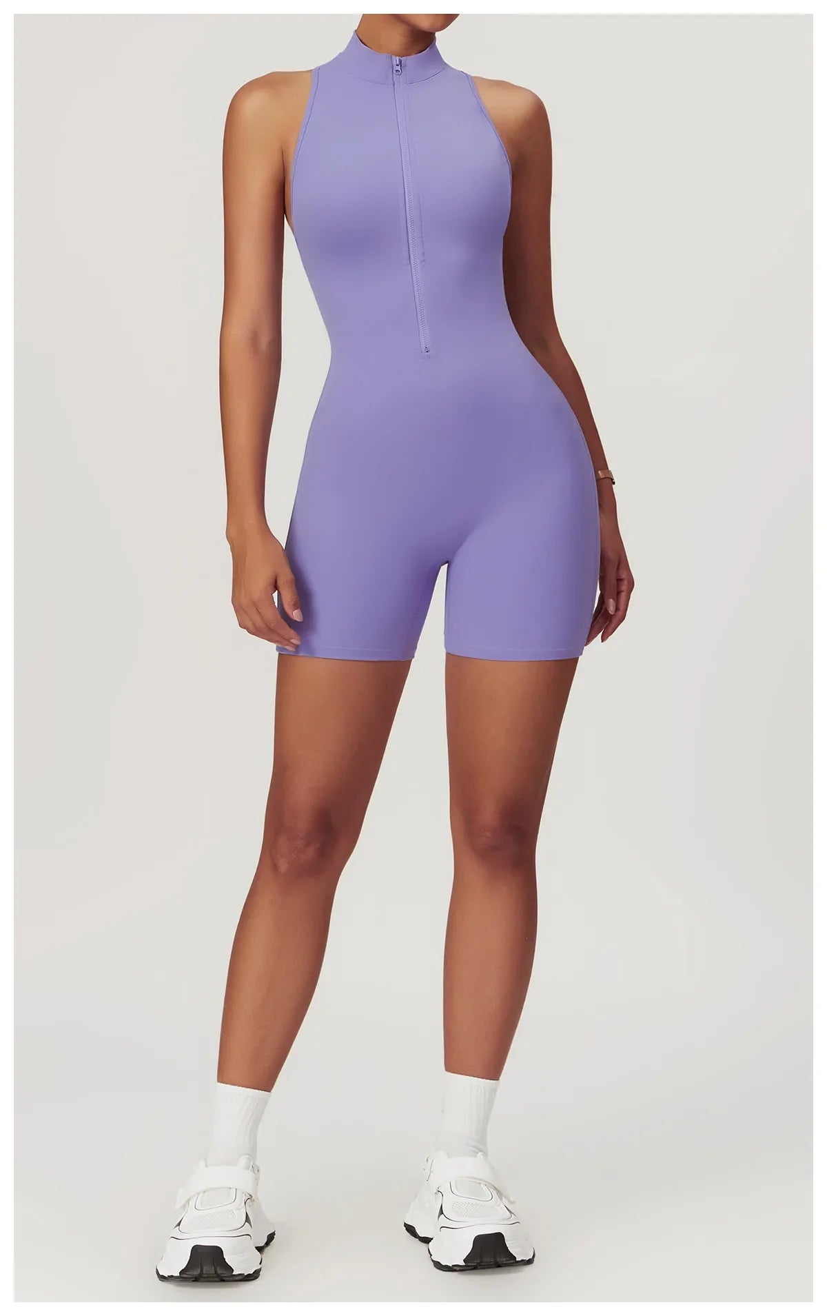 Women's Sleeveless Slim Fit Activewear Jumpsuit