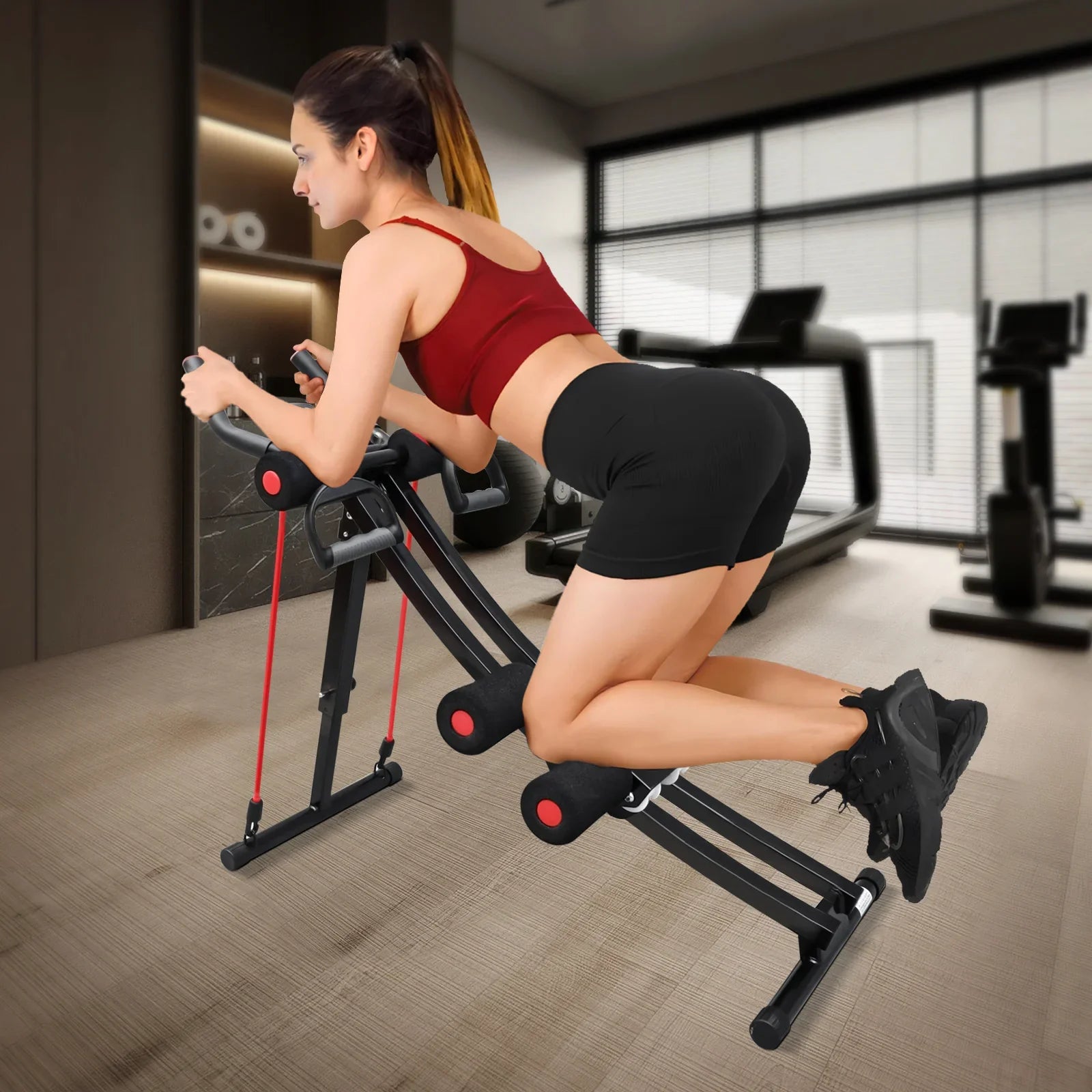 Foldable Ab Machine Core Workout Trainer
