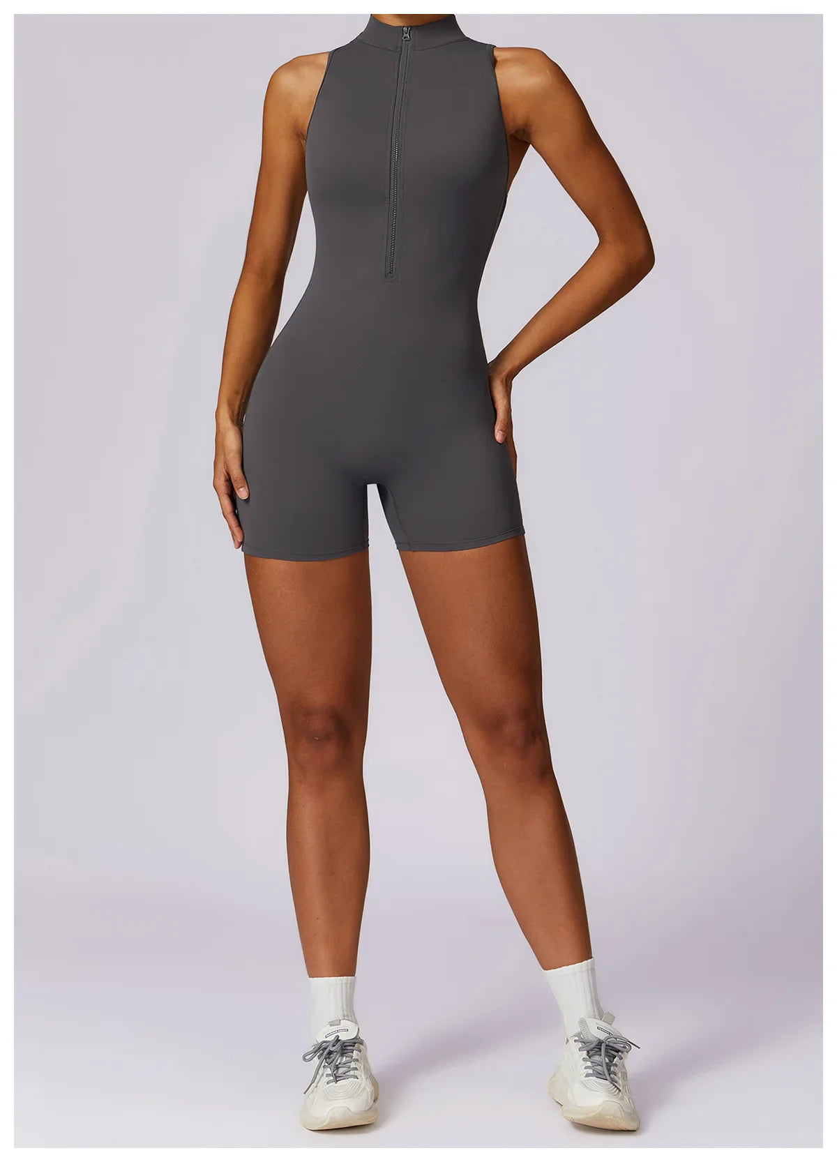 Women's Sleeveless Slim Fit Activewear Jumpsuit