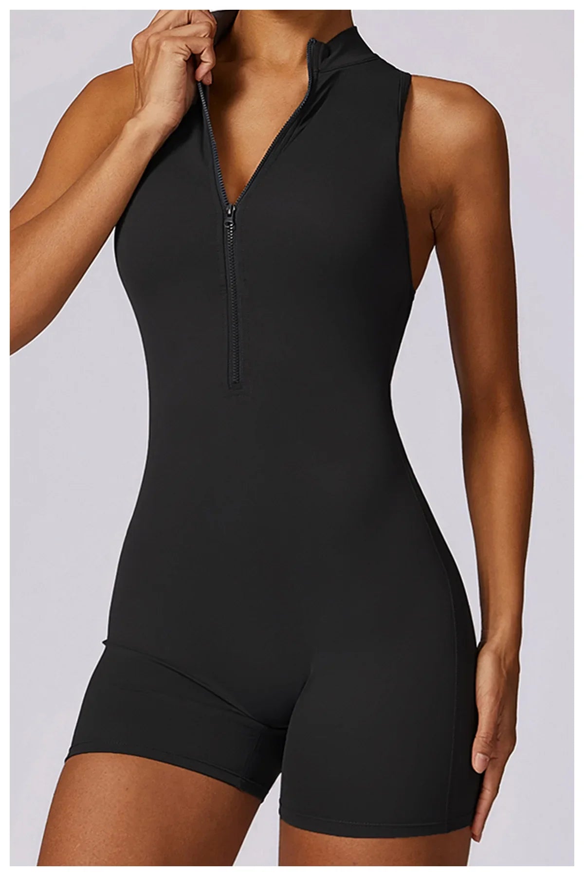 Women's Sleeveless Slim Fit Activewear Jumpsuit