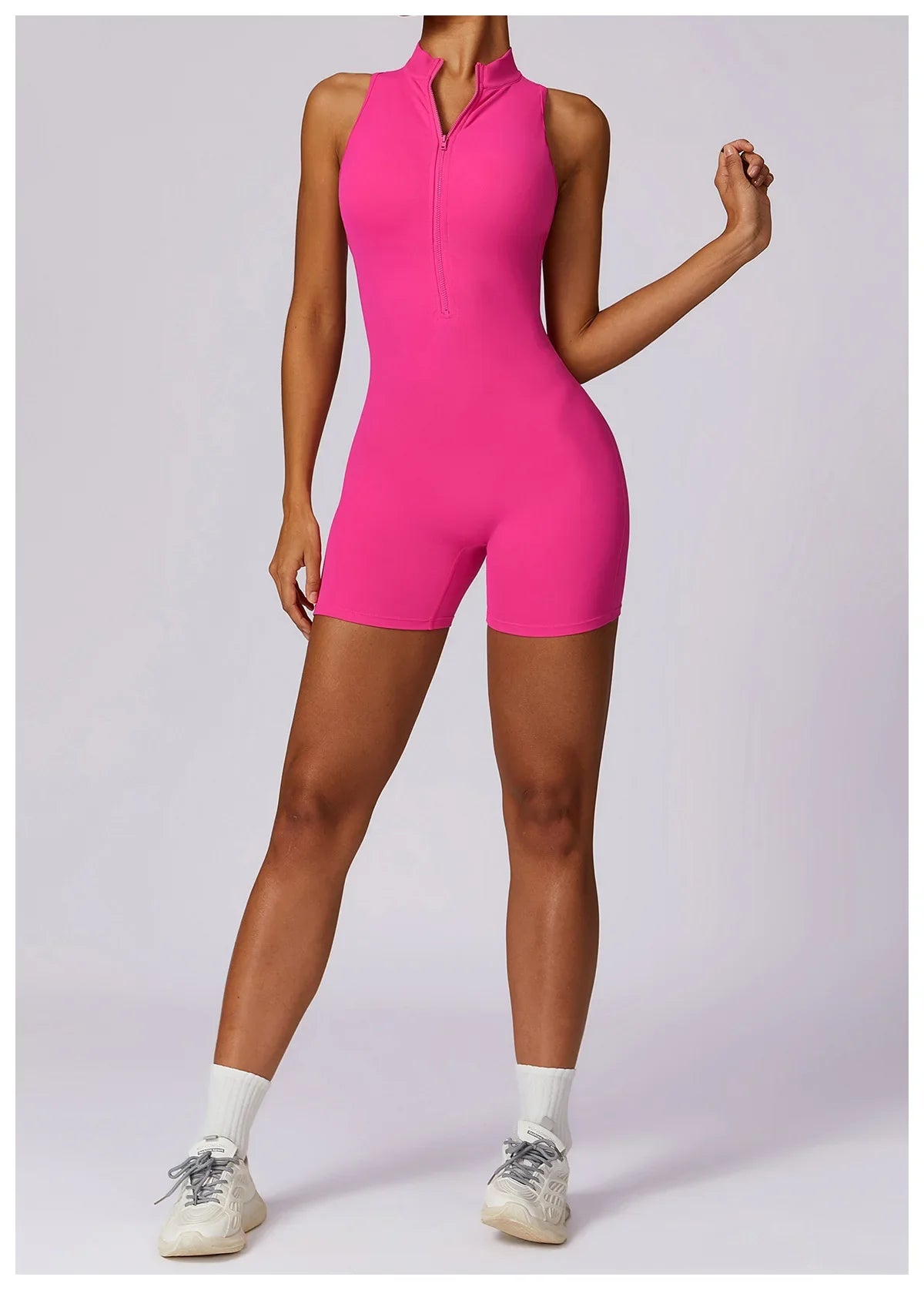 Women's Sleeveless Slim Fit Activewear Jumpsuit