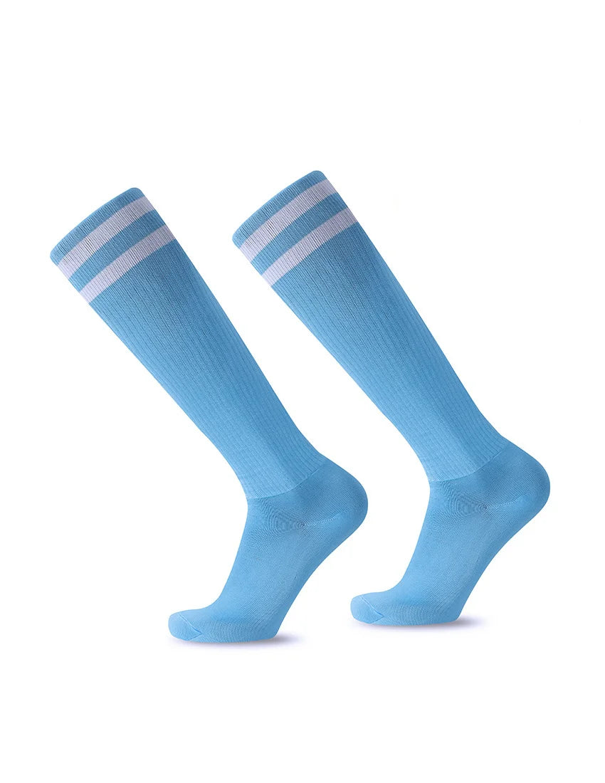 Striped Athletic Socks for Sports and Daily Wear