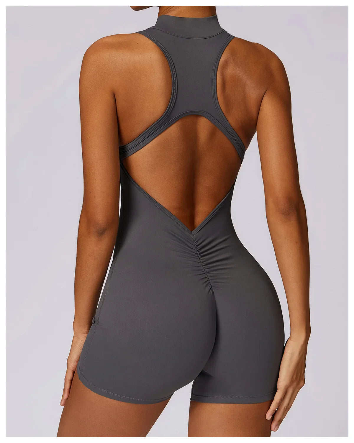 Women's Sleeveless Slim Fit Activewear Jumpsuit
