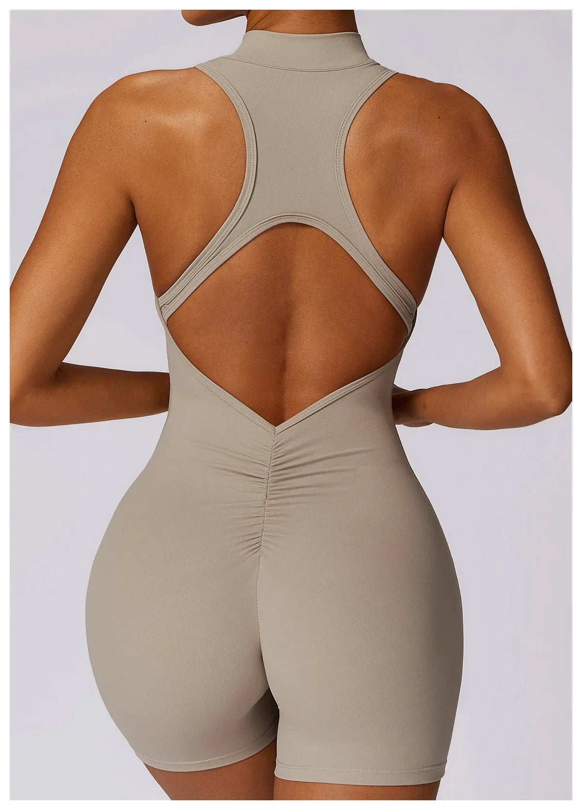 Women's Sleeveless Slim Fit Activewear Jumpsuit