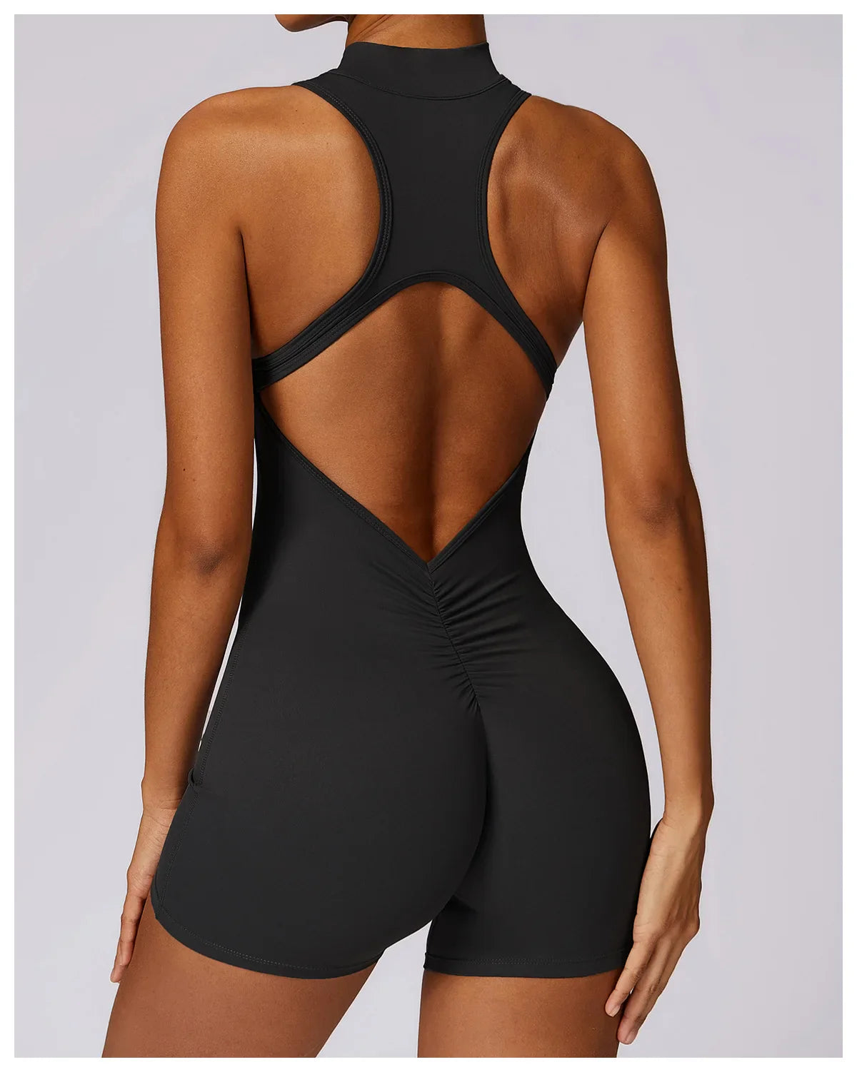 Women's Sleeveless Slim Fit Activewear Jumpsuit