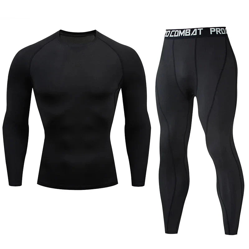 Men's Compression Fitness Gear for Gym Training