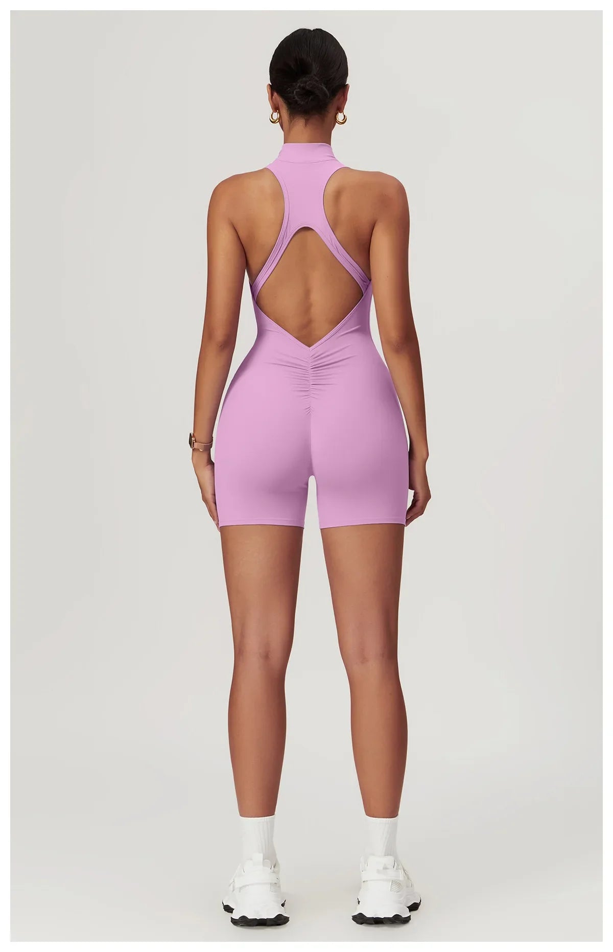 Women's Sleeveless Slim Fit Activewear Jumpsuit