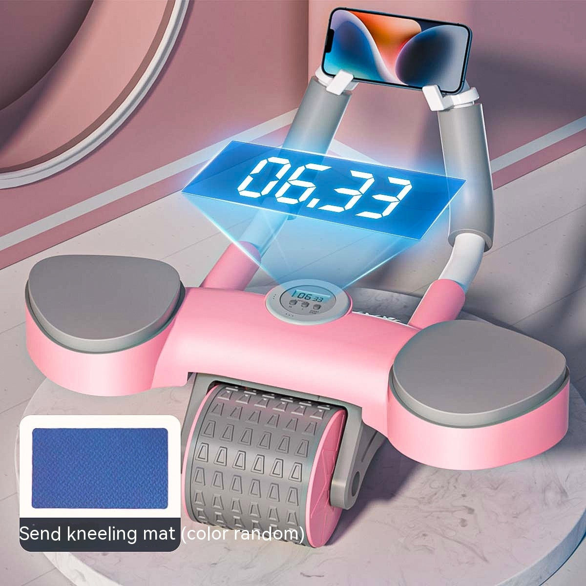 Automatic Rebound Abdominal Wheel Core Fitness Trainer
