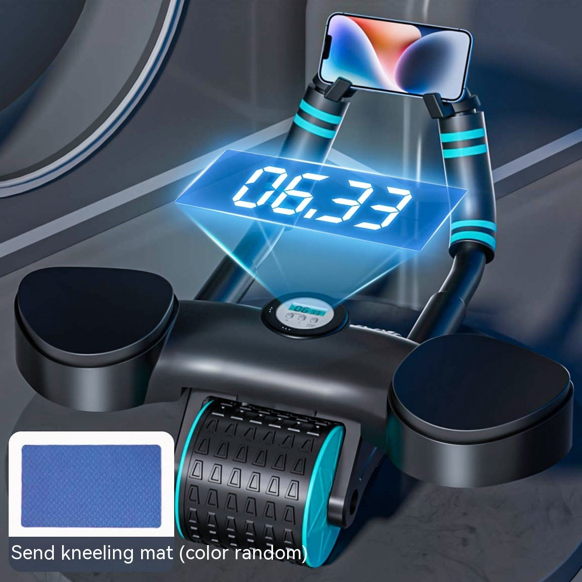 Automatic Rebound Abdominal Wheel Core Fitness Trainer