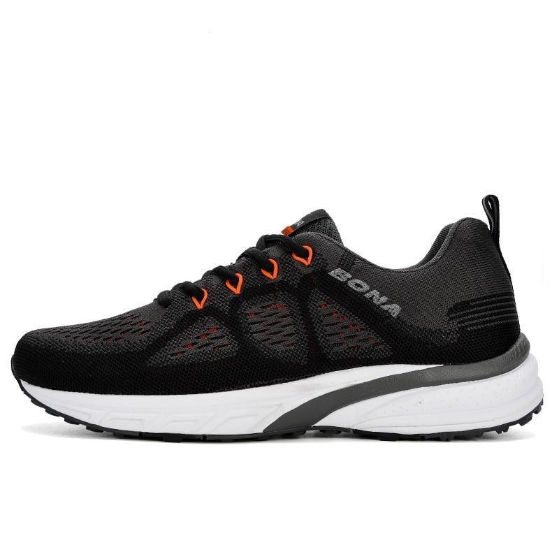 Men's Lightweight Mesh Running Sneakers Non-Slip Trainers