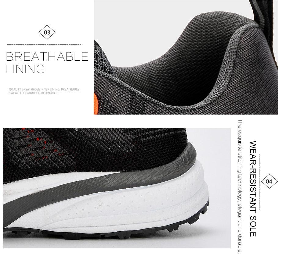 Men's Lightweight Mesh Running Sneakers Non-Slip Trainers